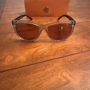 Tory Burch Transparent Brown Sunglasses